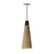 Maxim Lighting Sumatra 7'' Elongated Pendant, Natural Aged Brass 14482GCNAB - alternate 1